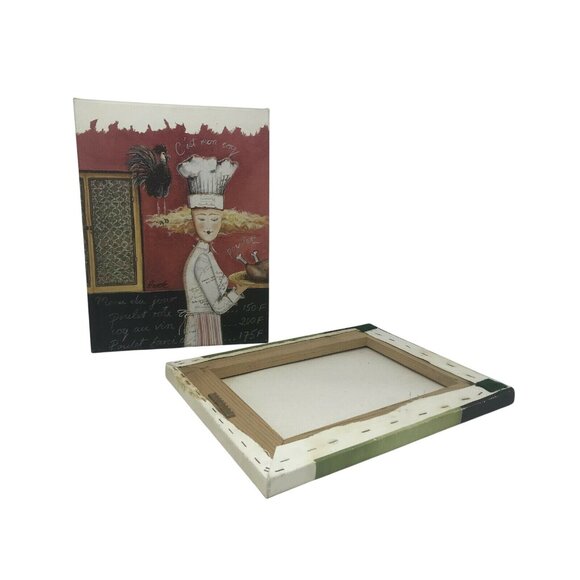 Fun Kitchen Art -Chef Pictures Blonde, Big Haired Female Chef  - Bold & Fun - Picture 6 of 9